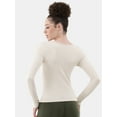 thumbnail image 4 of No Boundaries Seamless Scoop Neck Top, Women's, 4 of 5