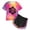 bc6-Hot Pink, variant on Girl Clothes 3T-4T Girls Outfit Sets- Fashion Short Sleeve Tie-Dye Kids Summer Clotehs Sweat Shirts and Shorts Pink Size 4-16