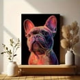thumbnail image 6 of French Bulldog Portrait Canvas Wall Art, Pet Lover Print for Living Room Bedroom Office Bar Cafe Home Wall Decor, 6 of 8