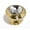 Polished Brass, variant on Alno Crystal Round Knob - Clear / Polished Antique