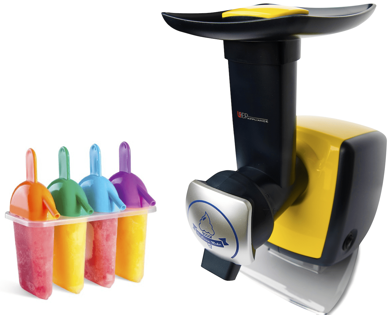 Healthy Ice Cream and Sorbet Maker - Yellow
