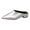 Silver, variant on Women's Pointed Toe Slides Korean Style Flat Sole Slingback Heeled Sandals Spring Summer Outdoor Casual Slippers with Elastic Band Comfort Fit