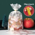 thumbnail image 3 of Bolsas de bricolaje de 50 piezas + alambres dorados con parte superior abierta para regalos, bolsas de pie para cumpleaños, bodas, fiestas, panaderías, galletas, bocadillos, galletas, dulces, bolsas d, 3 of 5
