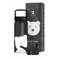 thumbnail image 1 of Botella de Agua para Niños 532ml Oso Polar | Con Asa, 2 Tapas, 2 Popotes y Cepillo | Libre de BPA | B Life, 1 of 6