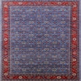 thumbnail image 1 of Ahgly Company Machine Washable Indoor Square Industrial Modern Light Purple Blue Area Rugs, 6' Square, 1 of 1
