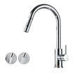 thumbnail image 1 of Chrome/Black/Golden Pull Out Kitchen Faucets Hot Cold Water Stream Sprayer Spout Pull Down Tap Mixer Crane For Kitchen ,Built To Last, 1 of 7
