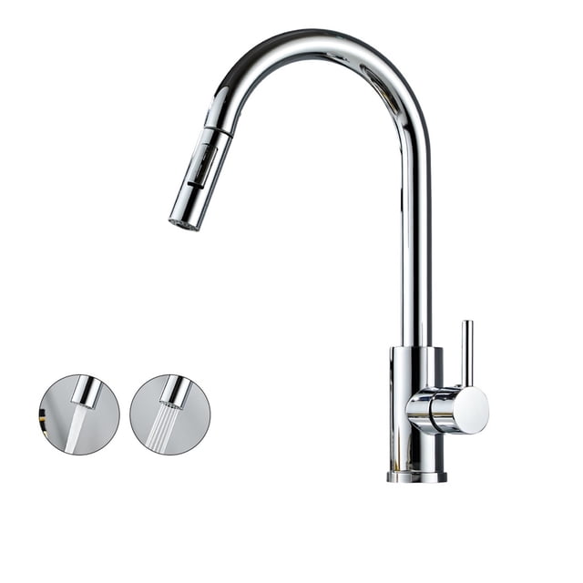 Chrome/Black/Golden Pull Out Kitchen Faucets Hot Cold Water Stream Sprayer Spout Pull Down Tap Mixer Crane For Kitchen ,Built To Last