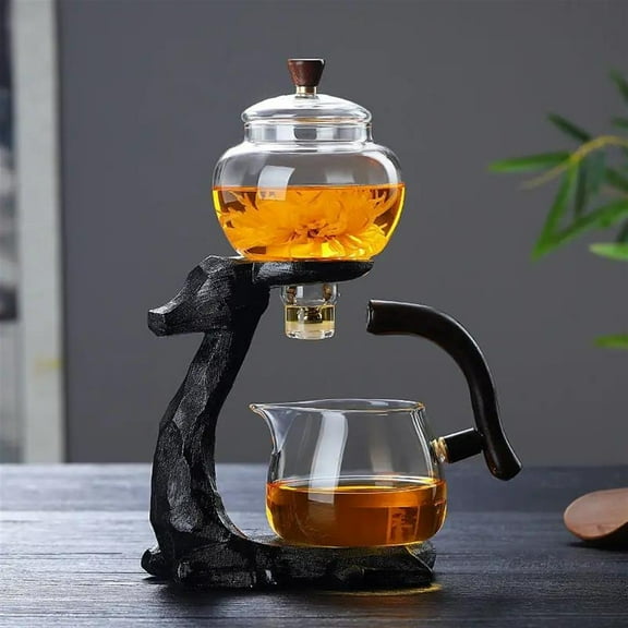 Magnetic Water Diversion Kungfu Glass Tea Set For Kitchen Loose Infusers Kettles Cooking Tea Maker Set