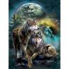 thumbnail image 1 of Cuadros Decorativos 5D bricolaje cuadrado completo taladro diamante pintura animal lobo rhinestone ilustraciones Sywqhk Nuevos Originales, 1 of 9