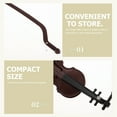 thumbnail image 3 of BEADCEST 6Pcs Brown Small Violin Model Ornament Musical Ambiance Decoration for Holiday Events, 3 of 8
