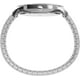thumbnail image 1 of Reloj fácil lector de 40 mm Timex hombre moderno silver-tone caso blanco dial con banda de expansión, 1 of 2