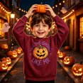 thumbnail image 2 of SJLDQY Halloween Sweatshirts for Boys Fall Winter Lined Long Sleeve Crew Neck Sweatshirt Hallowmas Pumpkin Graphic Pullover Tops for Boys, 2 of 4