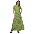 thumbnail image 3 of Moomaya Jupes Évasées Imprimées pour Femmes Vêtements Décontractés d'Été, 3 of 6