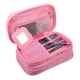 thumbnail image 2 of Bolsa de cosméticos Unique Bargains, bolsa de maquillaje de viaje, organizador de brochas cosméticas, bolsa de almacenamiento para mujer, color rosa, 7.87 x 4.72 x 3.15 pulgadas, 2 of 7