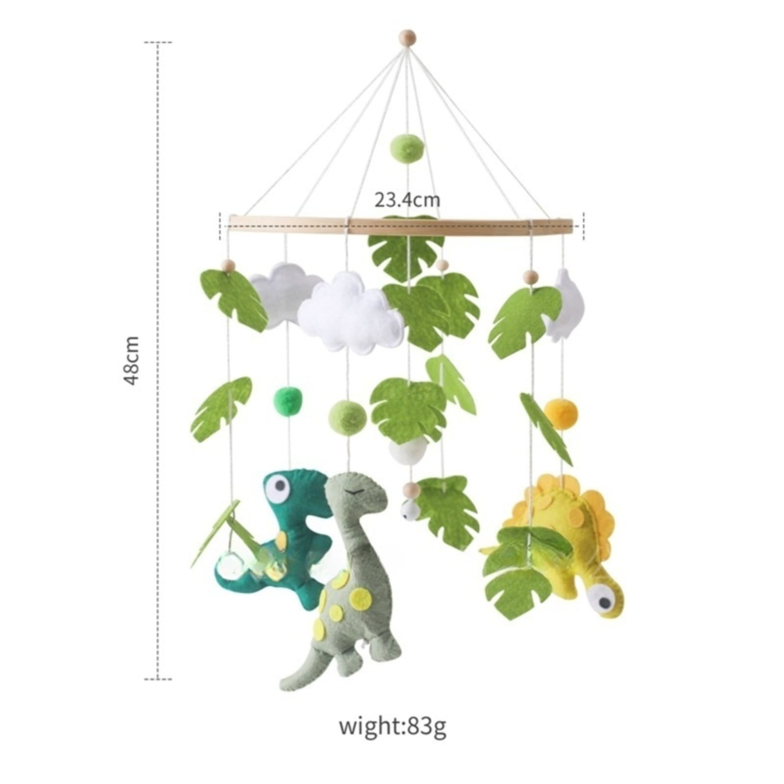 Kjfeif Handmade Baby Crib Mobile, Gender Neutral Nursery Decor for Theme, Lightweight Hanging Mobile, for Baby Nursery Mountain Room Crib Decor