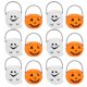 thumbnail image 2 of Pumpkin And Ghost Shaped Plastic Candy Buckets With Handle Ideal For Halloween Celebrations 12Pcs, 2 of 4