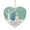 A, variant on Handmade Christmas Ornaments, Heart-Shaped Sea Glass Friendship Gifts For Women, Best Friend, Funny, Work Besties, Sister, 1Pc(B)
