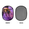 thumbnail image 2 of Pofeuu Closeup Honeybee on Flower Print Silicone Pot Mat Mitten With Hanging Loop Heat Resistant Oven Mitts Non-Slip Bbq Baking Smoking Potholders, 2 of 7