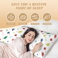 thumbnail image 2 of Yiaed Body Pillow Cover, Ultra Soft Microfiber Pillowcases, Breathable Long Pillow Case, Envelope Closure-Happy Graduation (20x54 inch)（Pillow core not included）, 2 of 5