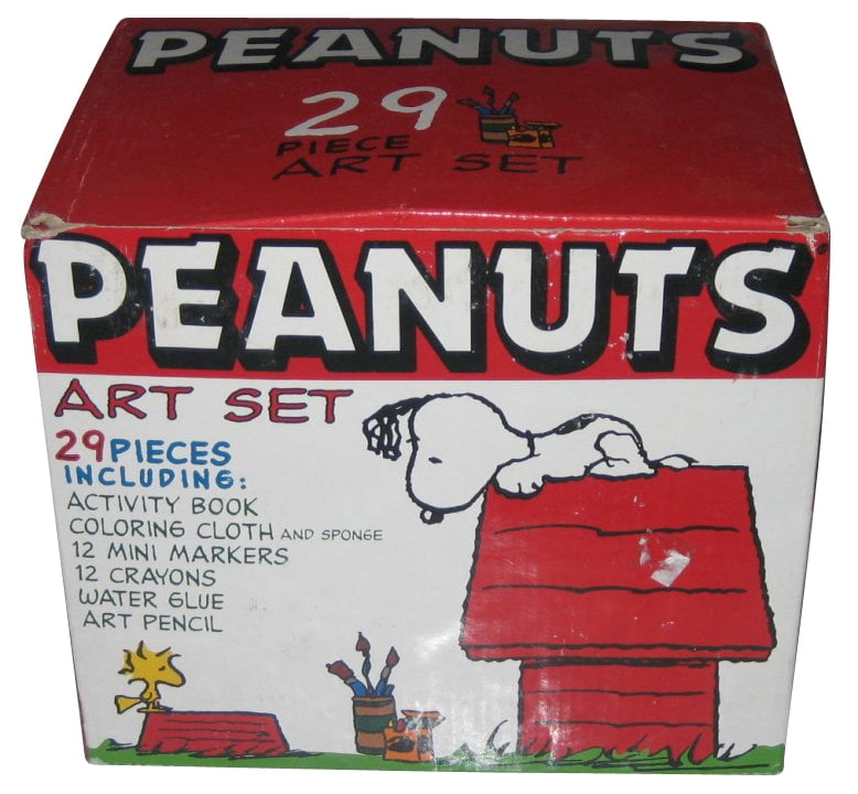 Download Snoopy Peanuts 29 Piece House Coloring Book Art Set w ...