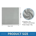 thumbnail image 4 of Unique Bargains Headliner Fabric Interior Trim DIY Roof Repair Replacement Suede Fabric Light Gray 5.9" L × 5.9" W, 4 of 7