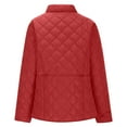 thumbnail image 6 of Tqyyweavej Winter Jackets for Women Puffer Windproof Lightweight Quilted Outerwear Button Water-Resisant Coats with Pockets Gifts for Women(S to 2XL), 6 of 10