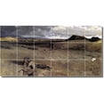 thumbnail image 1 of Ceramic Tile Mural-Henry Farny Indians Custom Tile Mural 1. 36" w x 18" h using (18) 6 x 6 ceramic tiles, 1 of 3