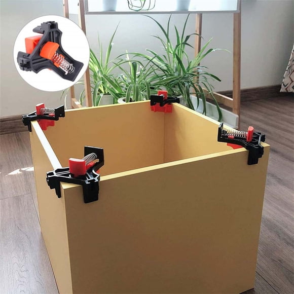 90 Right Angle Woodworking Clamp Tool for Secure Picture Frame Assembly and Precise Corner Fixing with Durable Metal Construction