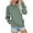 Mint Green, variant on Htigea Womens Sweatshirt No Hood Casual Long Sleeve Crewneck Solid Pullover Lightweight Loose Tops with Pocket Today Sales Wine,XXL