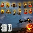 2pack LuClweCe Halloween Sale Decoration String Light,Halloween String