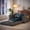 Gray, variant on Boneless Loveseat, Lofka 59''Folding Floor Sofa Bed with 2 Pillows & Pockets for Small Spaces, Corduroy Cloud Sofa for Apartment Living Room, Gray