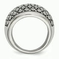thumbnail image 2 of Stainless Steel Polished and Antiqued Ring Size 7, 2 of 3