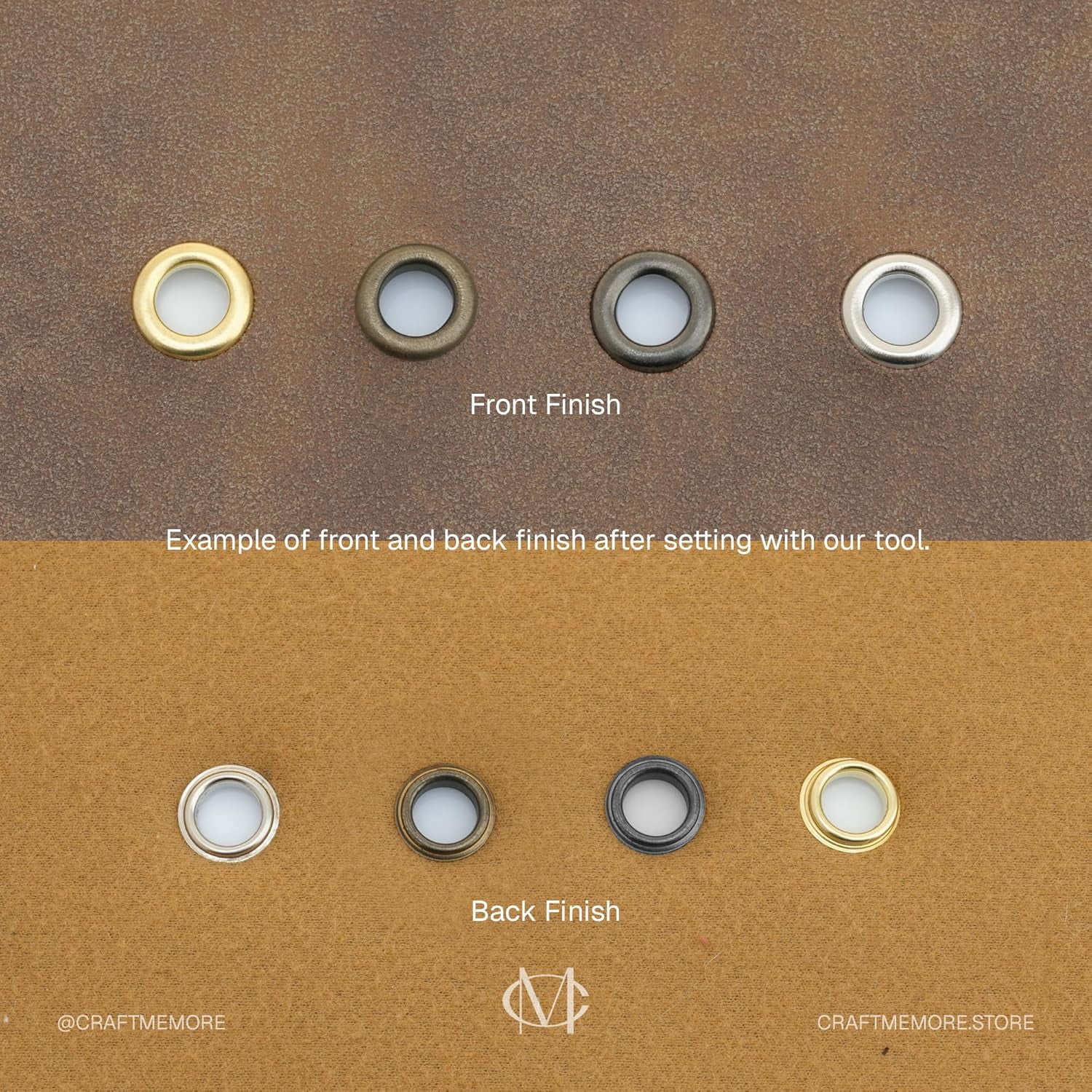 3/16" (5 MM) Hole Size Metal Grommets Eyelets with Washers for Bead Cores, Clothes, Leather, Canvas (720 Sets, Silver)