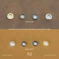 thumbnail image 3 of 3/16" (5 MM) Hole Size Metal Grommets Eyelets with Washers for Bead Cores, Clothes, Leather, Canvas (720 Sets, Antique Brass), 3 of 8