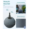 thumbnail image 3 of SLOCME 2" Aquarium Air Stone Balls, 4 pack – Fine Bubble Aerator Diffusers for Fish Tanks, Hydroponics, Ponds & DWC Systems, 3 of 6