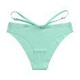 thumbnail image 2 of HUPOM Womens Panties Underwear For Women In Clothing Briefs Activewear None Elastic Waist Green M, 2 of 3