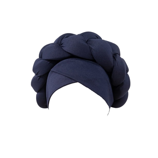 Sombrero de Turbán de Boho,Sombrero Grande de Tira de Cabeza de Estilo Indio,Pañuelo de Poliéster de un Solo Tamaño para Días Y Estilo de Pelo Malo