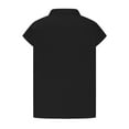 thumbnail image 2 of Skpblutn Plus Size Tops for Women Casual T shirt Button Up Short Sleeve Cotton Linen Mock Neck Fashion Dressy Summer Tee Shirt Top, 2 of 4
