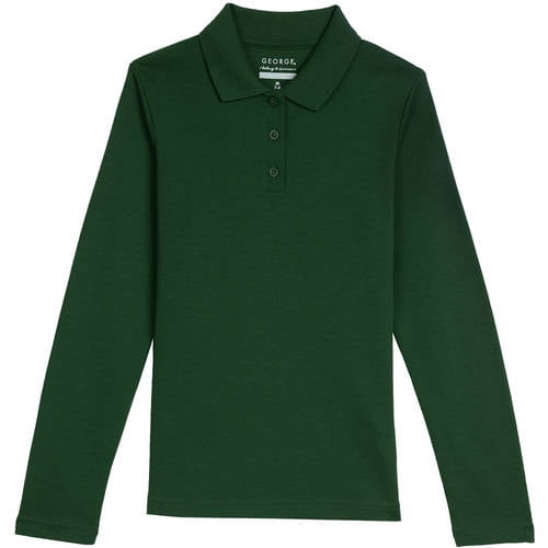 long sleeve polo shirts school