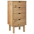 thumbnail image 2 of vidaXL Commode avec Tiroirs en Bois Massif de Pin, 2 of 6