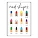 thumbnail image 4 of Póster de formas de uñas, póster de salón de uñas, exhibición de arte de uñas decorativo DIY E, 4 of 9
