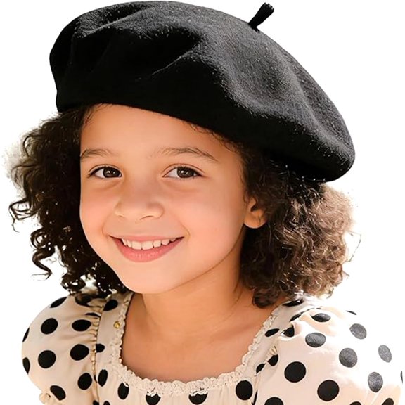 -Boys Berets Mime-Hats -Blend Artist-Beanie-Cap Warm Painter-Hat 4-8T Unsex--Girls Fancy-Party