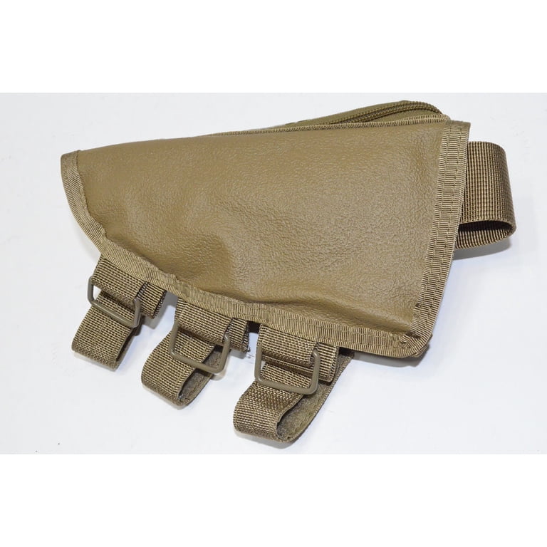 Tactical 8 Rounds Shotgun Buttstock Cheek Rest Rifle Ammo Pouch Shell Holder Bandolier 12 Gauge Cartridge Bag P 40590839