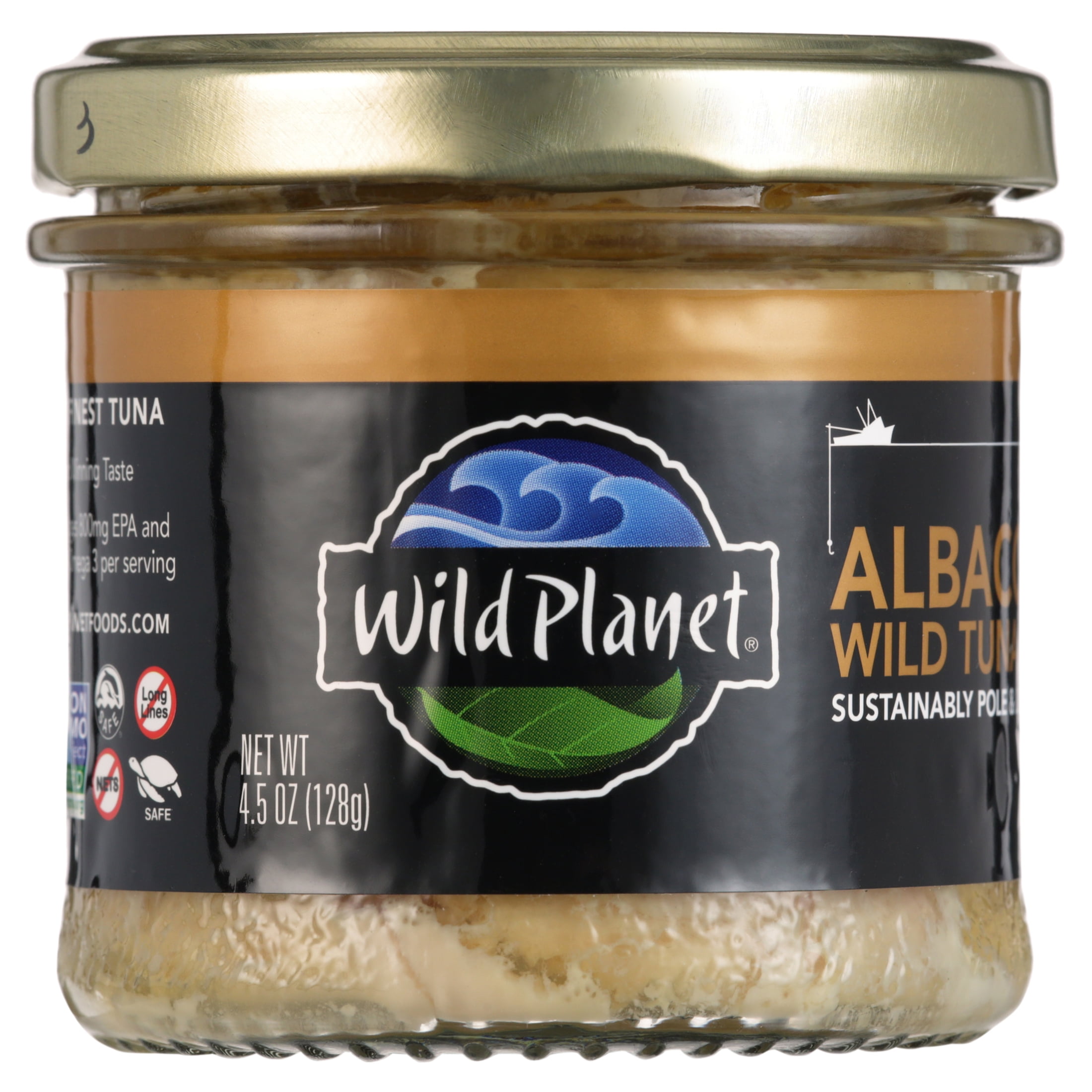 Wild Planet Jarred Wild Albacore Tuna Fillets, 4.5 Oz