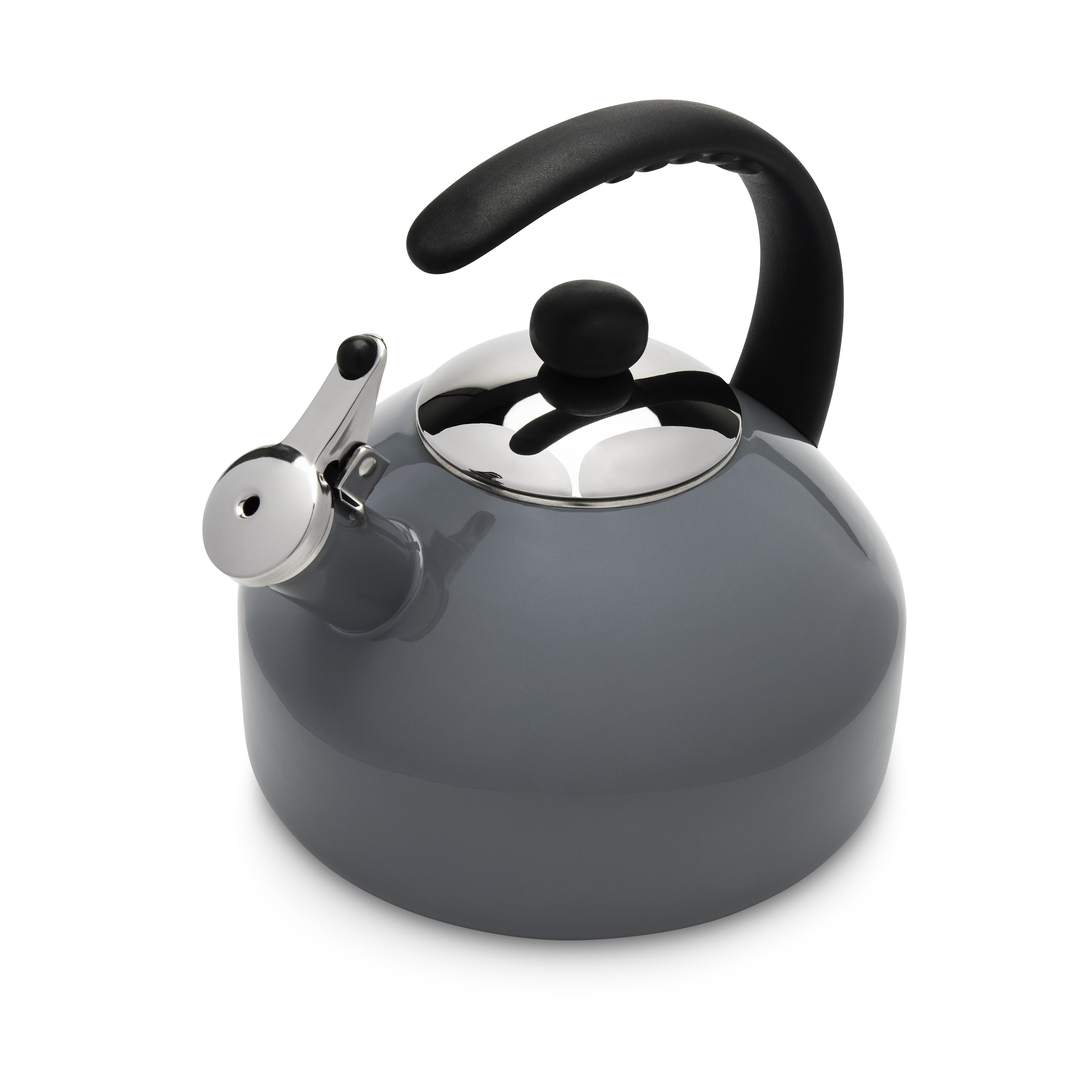 Farberware Omega Stovetop Tea Kettle, Gray, 2.8 qt