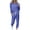 Blue1, variant on Womens 2 Piece Tracksuit Outfits Cinch Bottom Pant with Casual Loose Long Sleeve Top Lounge Sets (Small, Hot Pink)