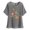 Gray, variant on Graphic Tees Trendy Womens Blouses Casual Summer Womens T Shirts Loose Fit Boho