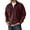 C#Wine21953, variant on CAIVO Men's Washed Long Sleeve Lapel V-Neck Zipper Sweatshirt Long Sleeve Relaxed Fit Drop Shoulder Casual Pullover Tops Comfortable Breathable Soft Fabric Birthday Wear