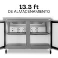 thumbnail image 2 of Mesa Refrigerada Bajo Barra 2 Puertas, Rhino, MERBAJ-48, 2 of 7