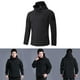 thumbnail image 4 of Chaqueta De Senderismo Para Hombre Softhell Con Capucha Impermeable Impermeable SG shamjiam Chaqueta de hombre, 4 of 9